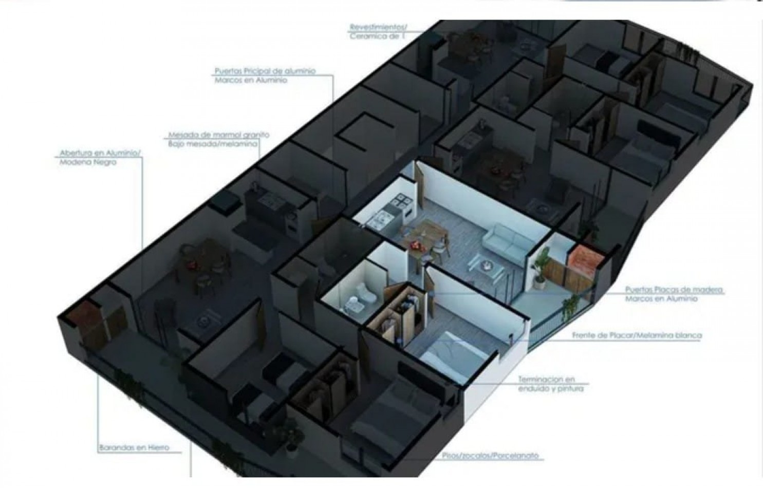 Depto 2 ambientes. Costa Azul. Costa Atlantica