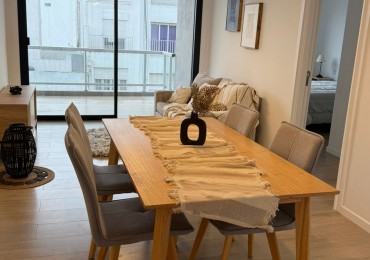 Departamento dos ambientes a estrenar a metros del mar.